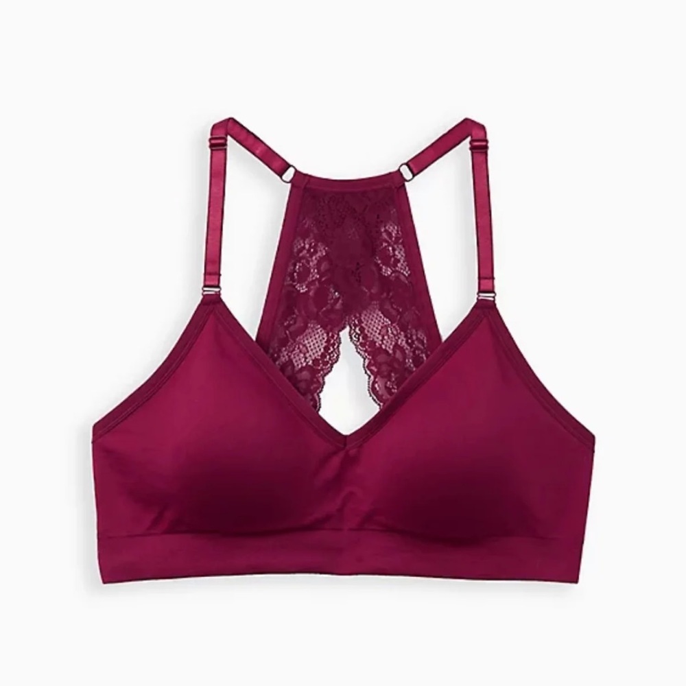 Torrid Lightly Padded Racerback Bralette - Picture 2 of 4